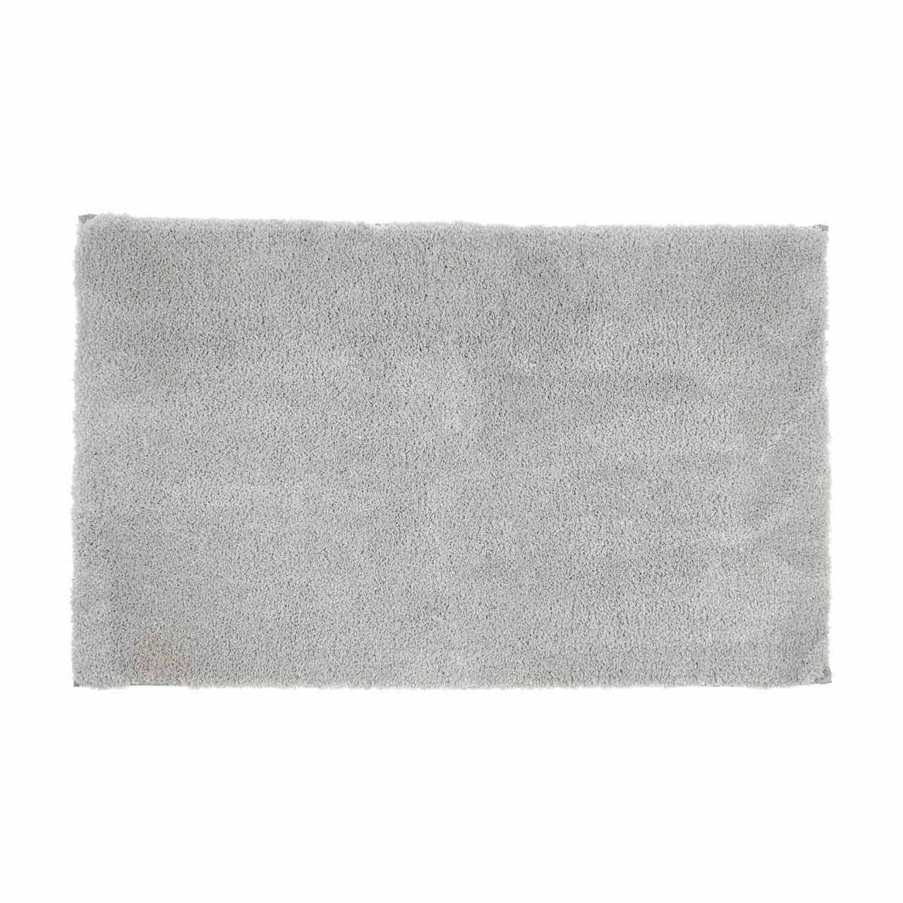Light Gray Bath Rug, 21 in x 34 in
