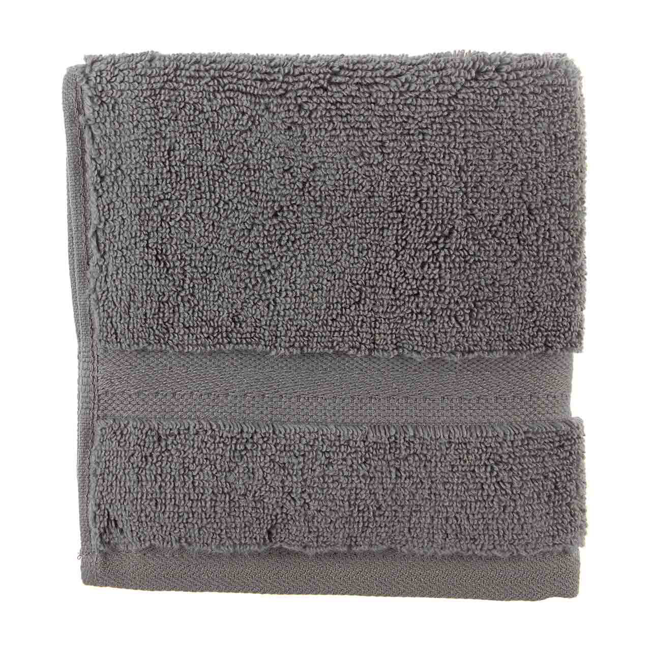Medium Gray Wash Cloth, 13 in x 13 in