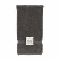 Medium Gray Hand Towel, 16 in x 28 in