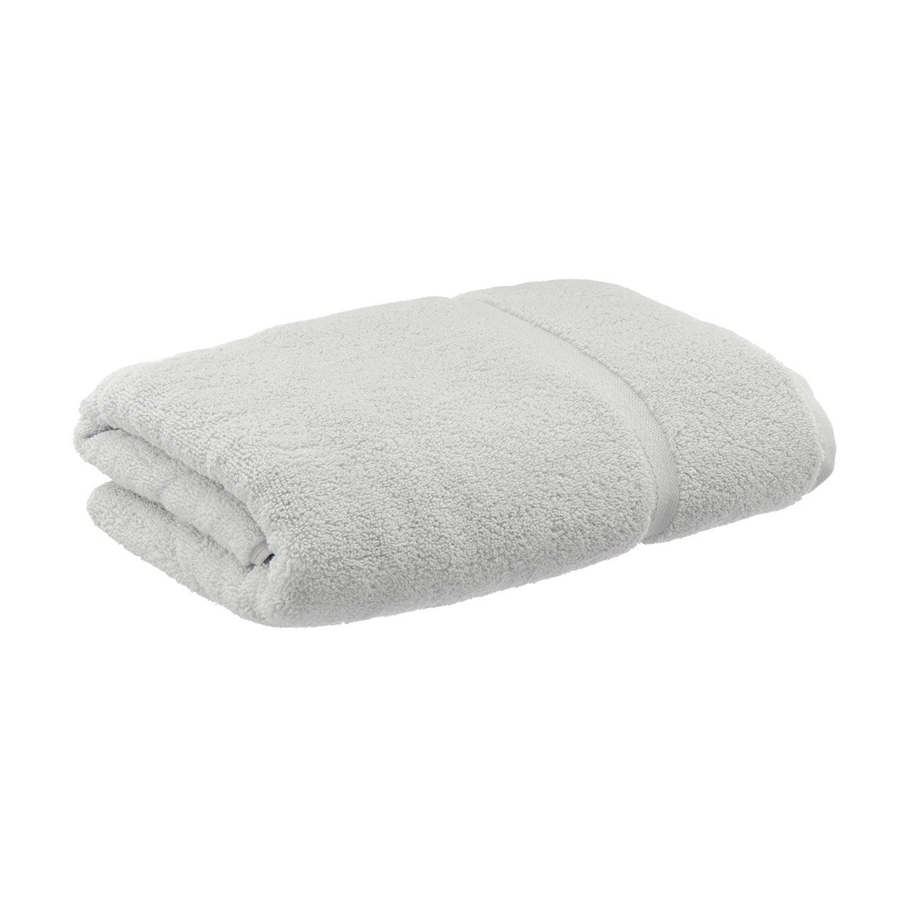 Cotton Bath Towel, Light Gray, 30 in x 56 in
