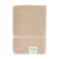 Cotton Bath Towel, Light Gray, 30 in x 56 in