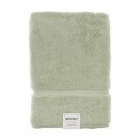 Cotton Bath Sheet, Green, 34 in x 64 in