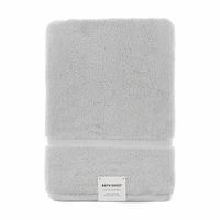 Cotton Bath Sheet, Light Gray, 34 in x 64 in