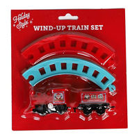 Holiday Style Christmas Wind-Up Train Set