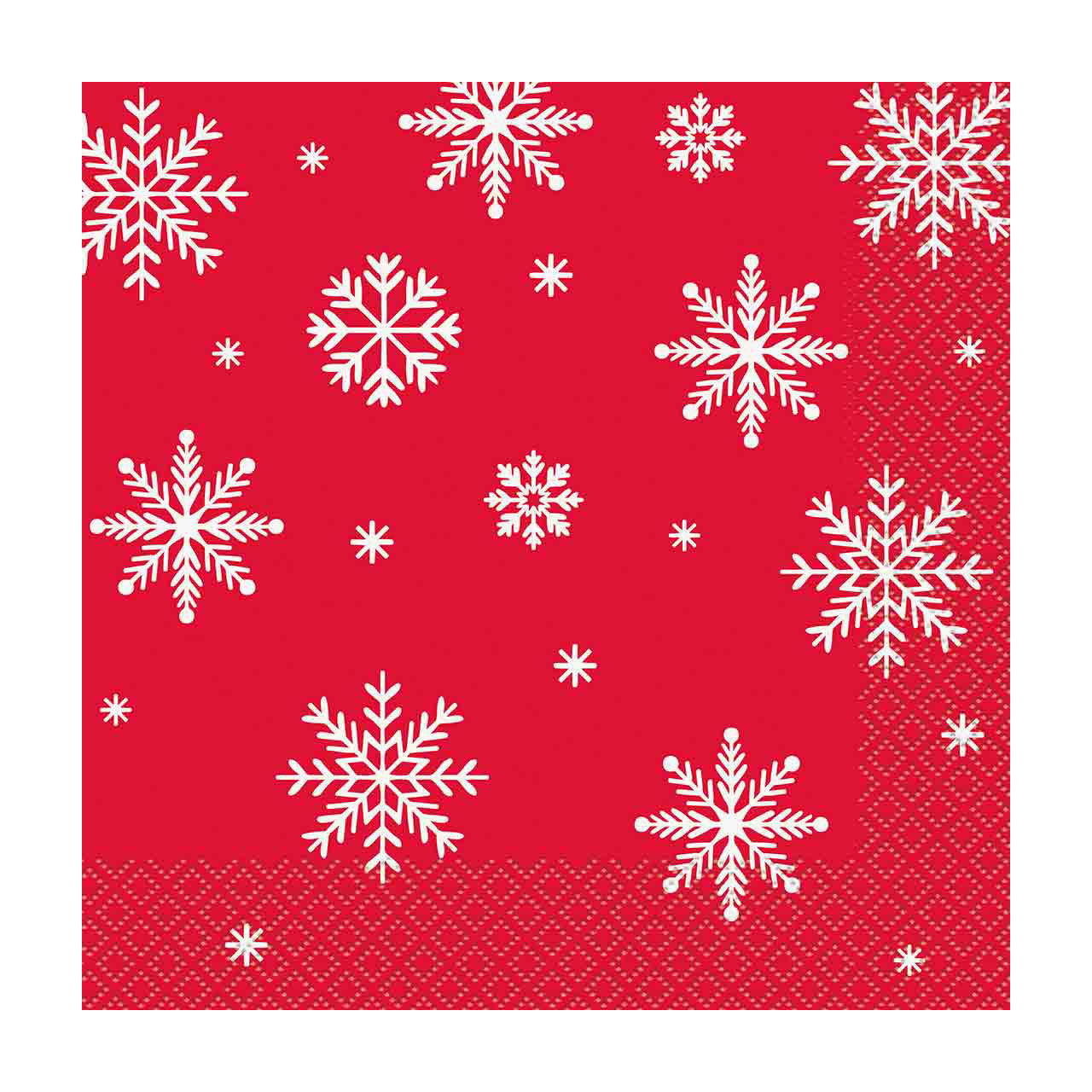 Snowflakes Lunch Napkins, 16 ct