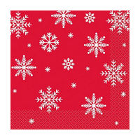 Snowflakes Lunch Napkins, 16 ct