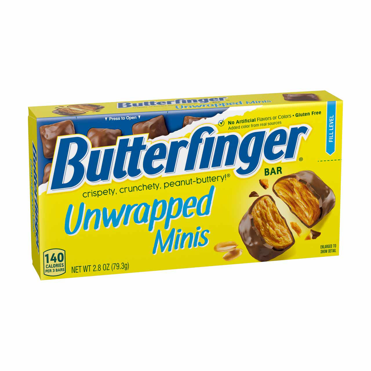 BUTTERFINGER BITES Bite-Sized Peanut-Buttery Bars, 3.5 Ounce Movie Theater Box