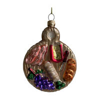 Charcuterie Glass Christmas Ornament