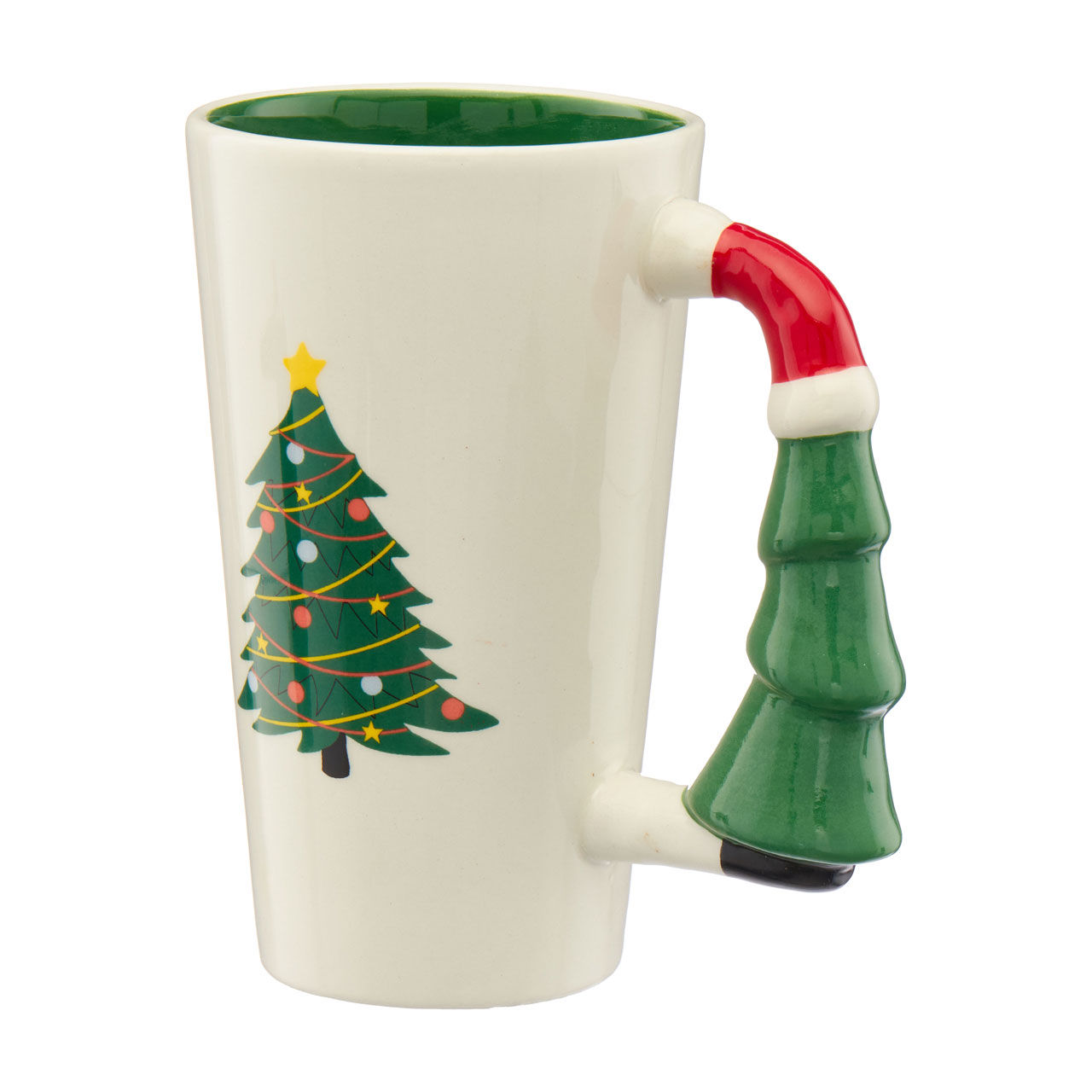 Christmas Tree Mug with Handle
