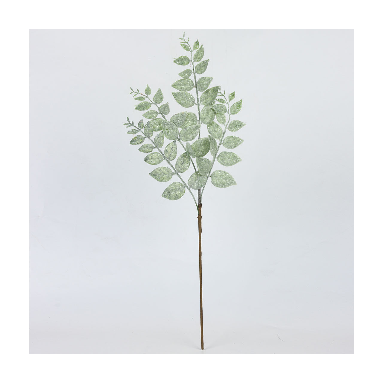 Green Glitter Eucalyptus Stem, 29 in
