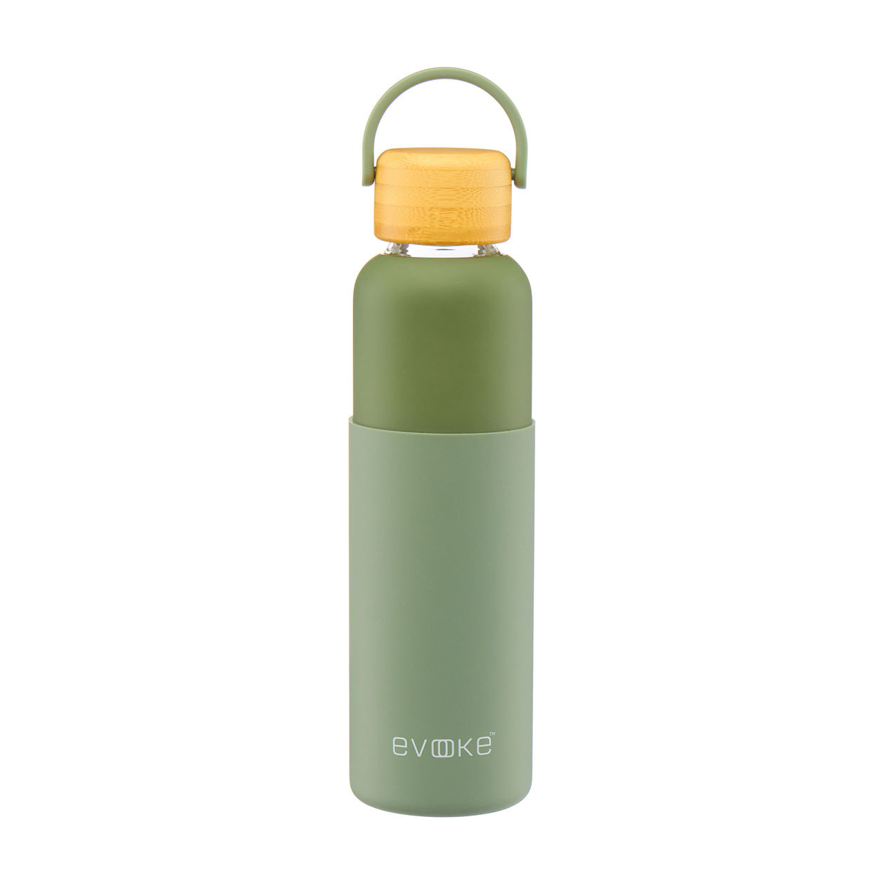 Evoke Glass Bottle with Lid, 18 oz, Assorted