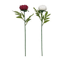 Glitter Peony Stem, 25 in, Assorted