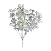 Artificial Berry Bush, White