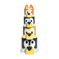 Bluey Family Stacking Pourers Bath Toy, 4 ct