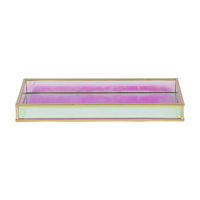 Iridescent Glass Storage Tray, 11 in