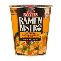 Cup Noodles Ramen Bistro Sichuan Garlic Chicken Flavor 3.1 oz