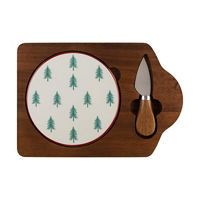 Christmas Mini Cheese Board with Knife