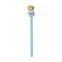 Blue, White and Yellow Cow Plastic Novelty Pen,