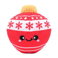 HugSmart Super Ball Christmas Ornament Dog Chew Toy