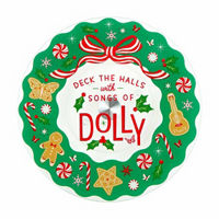 Dolly Parton Glass Lazy Susan, 12 in, Assorted