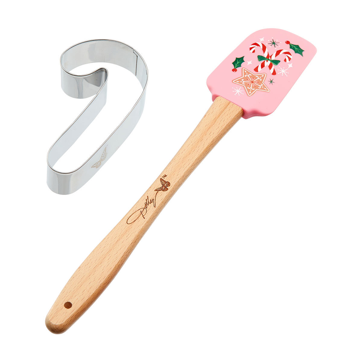 Dolly Parton Silicone Spatula and Cookie Cut Set, Assorted