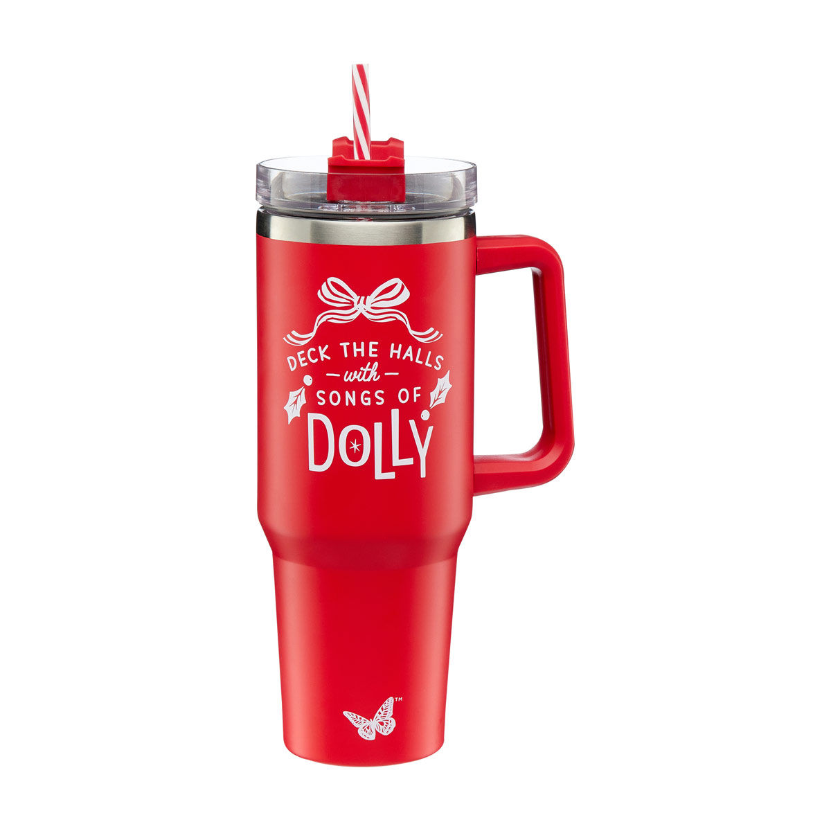 Dolly Parton Stainless Steel Tumbler with Straw, 40 oz, Assorted