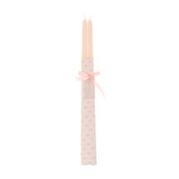 Long Taper Candle, Pink, 4.7 oz, 2 pk