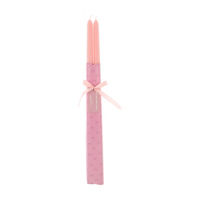 Long Taper Candle, Pink, 4.7 oz, 2 pk