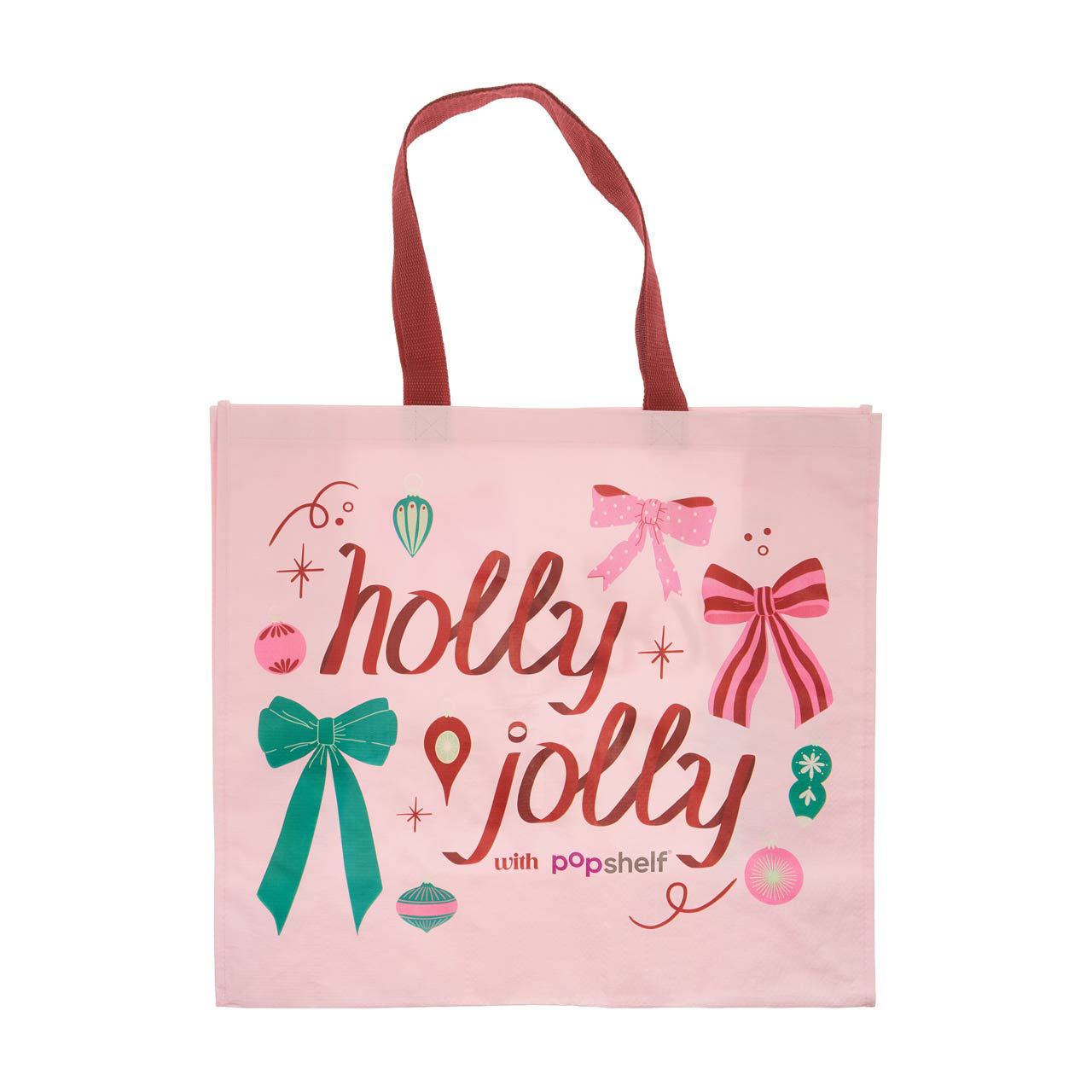 'Holly Jolly' Reusable Gift & Tote Bag