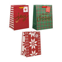 Christmas Gift Bag, Medium, Assorted