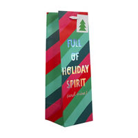 Christmas Gift Bag, Wine Bottle, Assorted