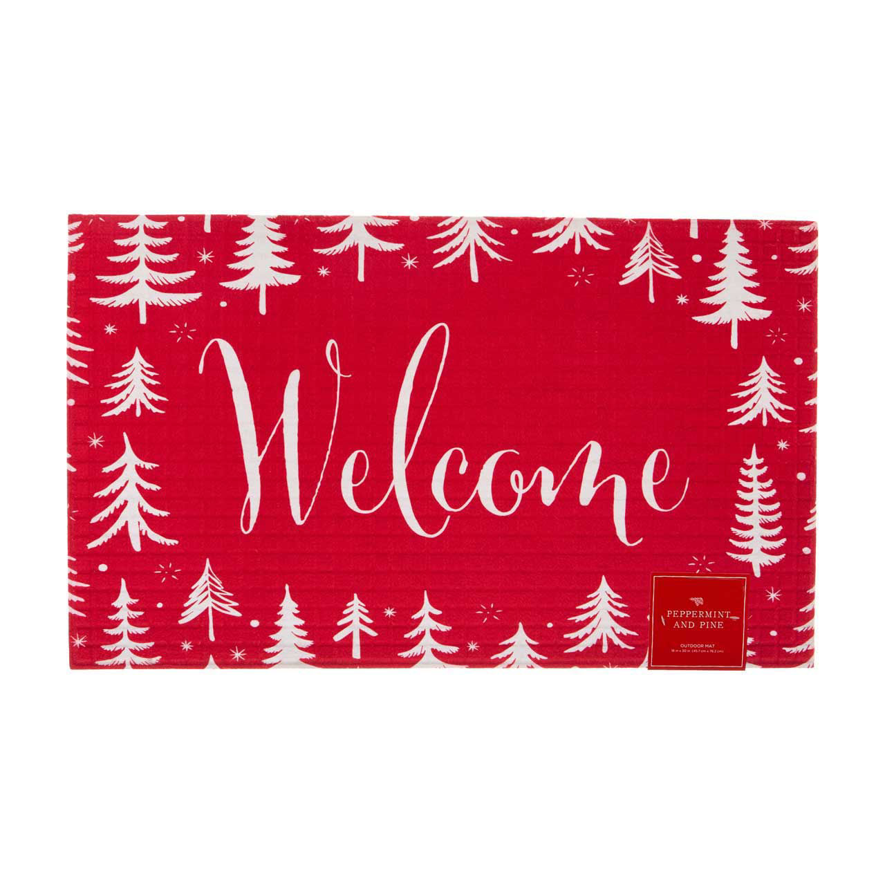 Christmas Rubber Doormats, 18 in x 30 in, Assorted