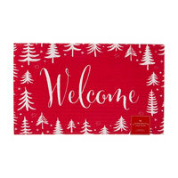 Christmas Rubber Doormats, 18 in x 30 in,