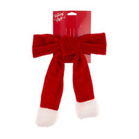 Christmas Red Bow Hair Clip