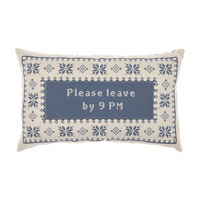 Printed Pillow, 12x20 in, Assorted Designs