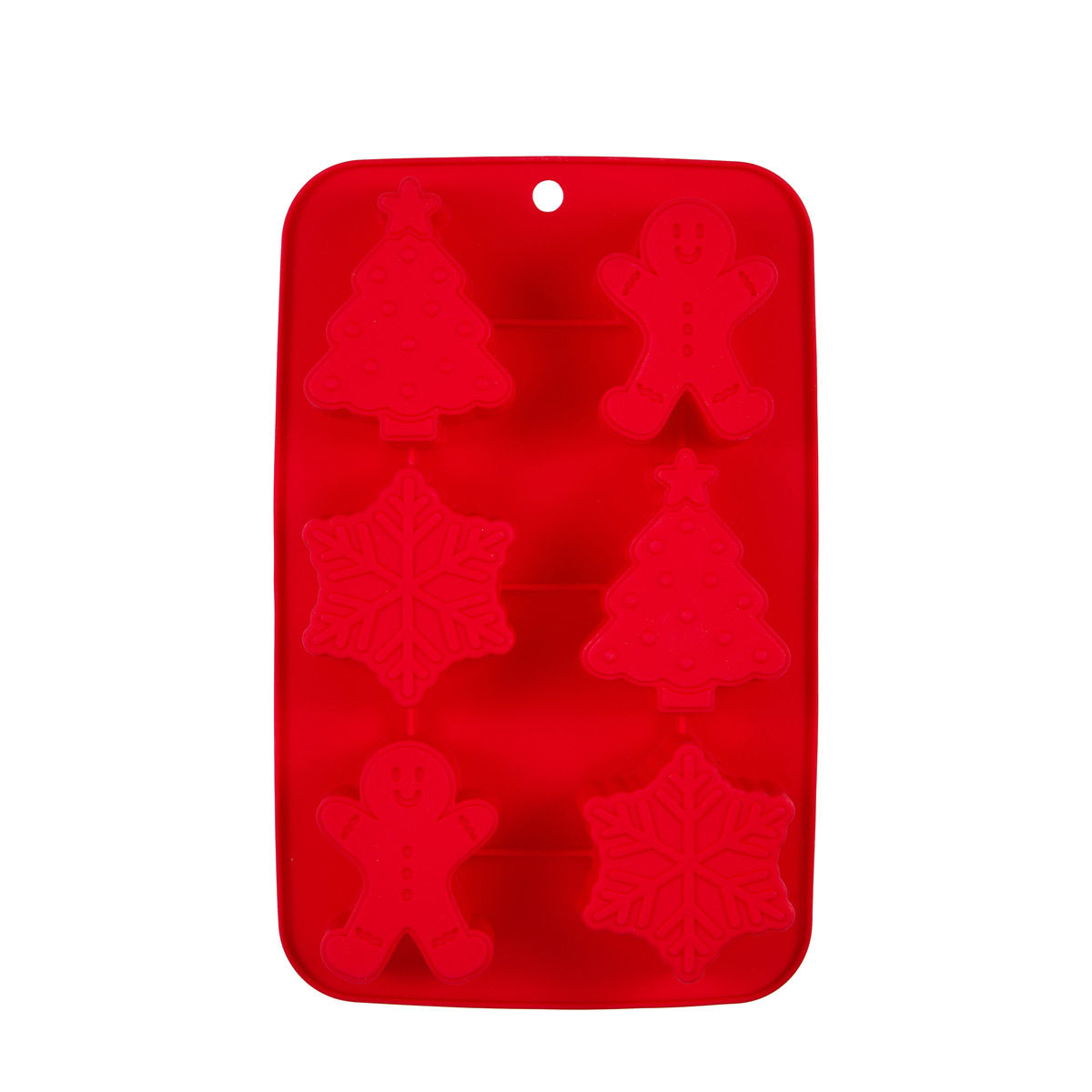 Sizzle & Stir Six Festive Shapes Silicone Mold Pan