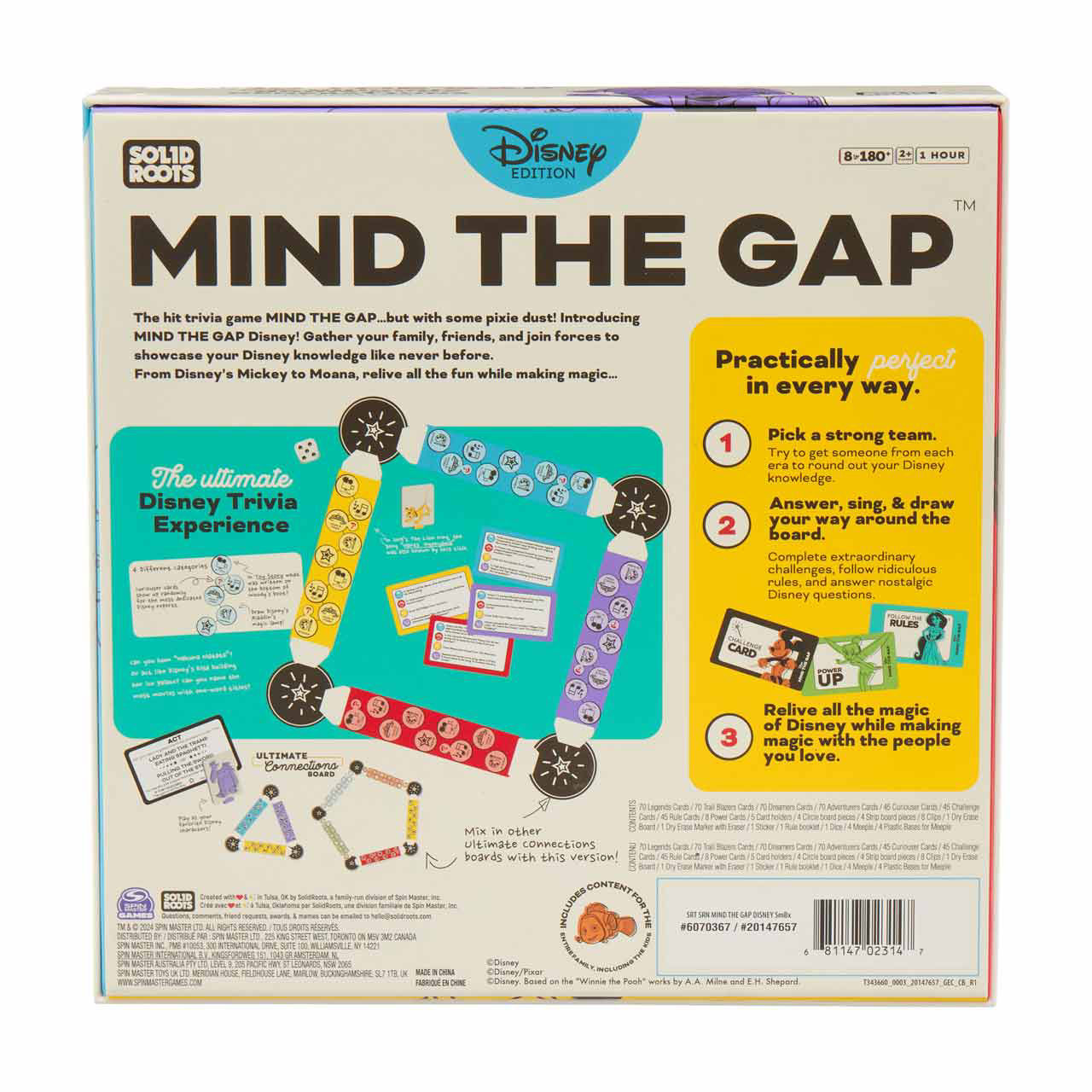 Solid Roots Mind The Gap Board Game, Disney Edition