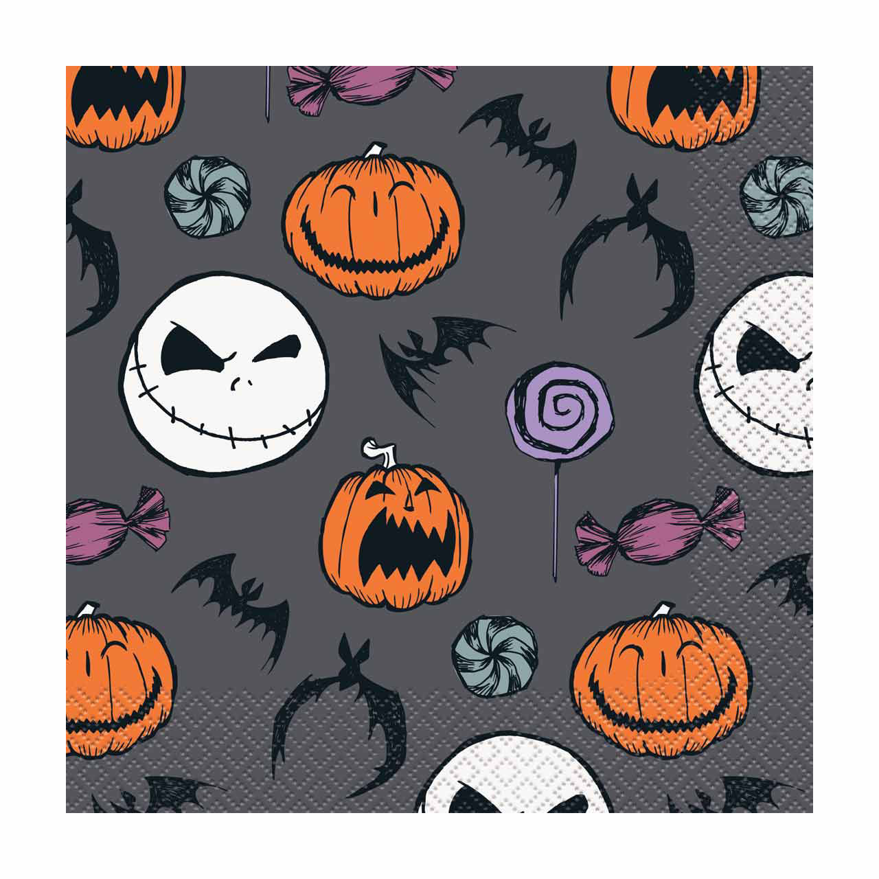 Nightmare Before Christmas Lunch Napkins, 16 ct