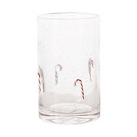 Candy Cane Highball Glass, 15 oz