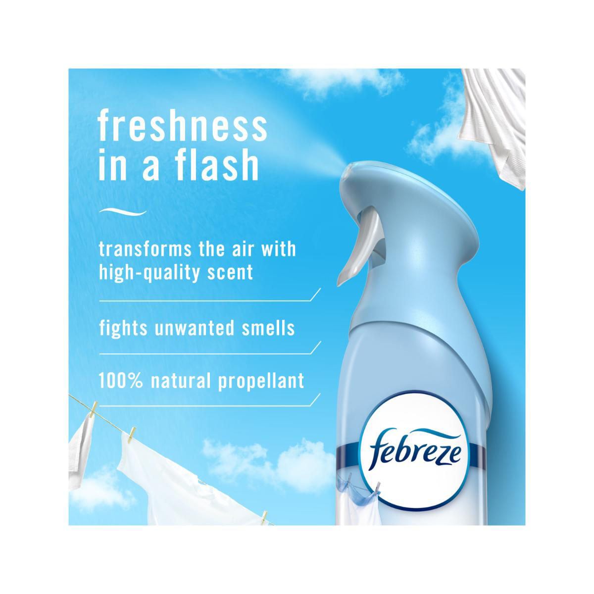 Febreze Air Freshener Spray, Odor-Fighting Room Spray, Musty Odor Fighter Scent, 8.8 oz