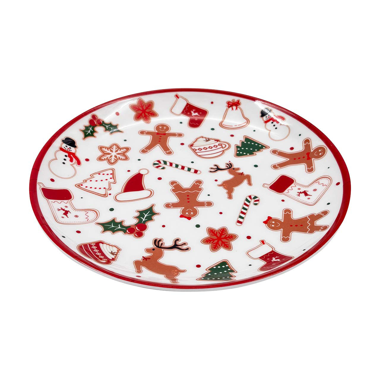 Holiday Style Melamine Christmas Themed Platter, Assorted