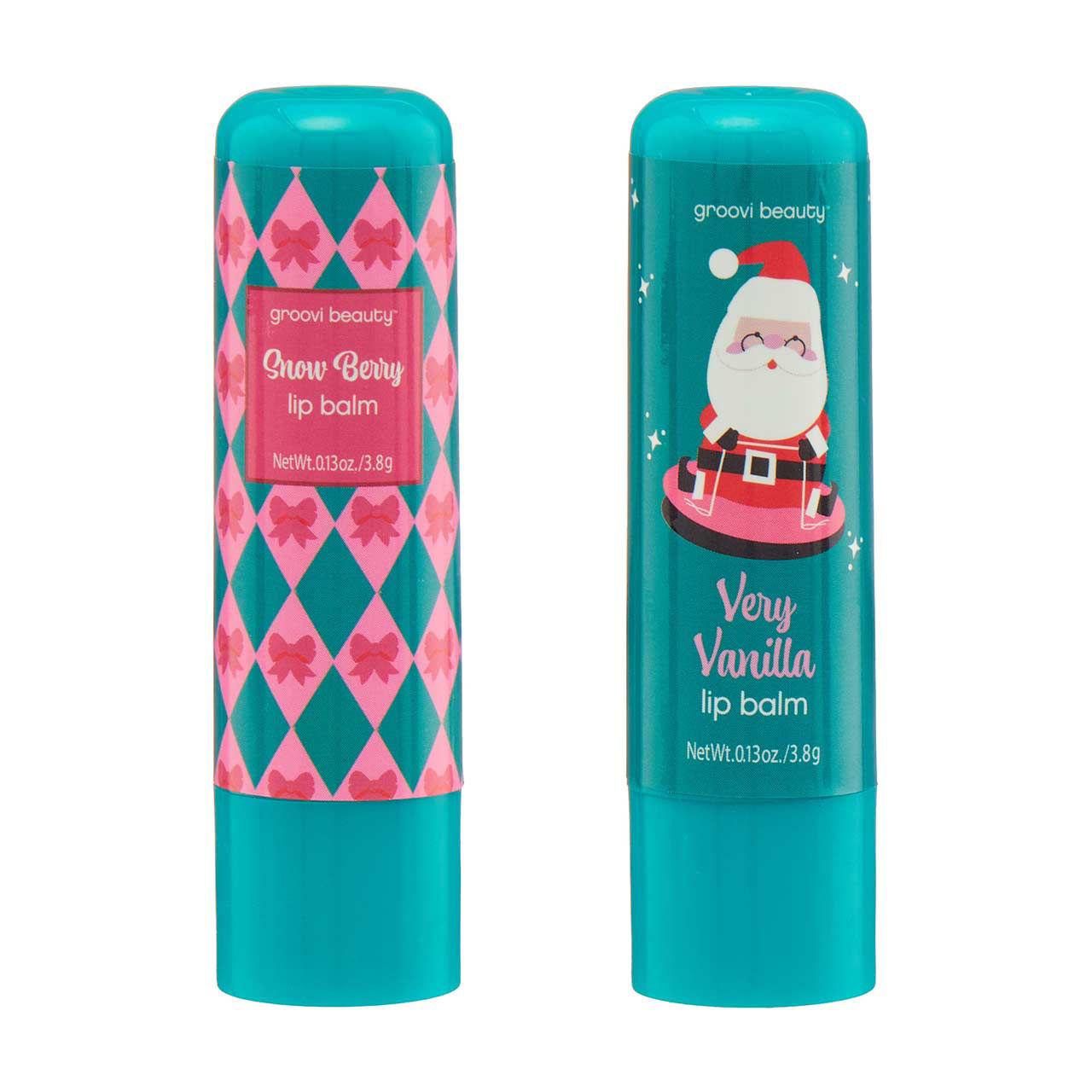 Groovi Beauty Lip Balm Duo Set, 2 pk