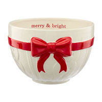 "Merry & Bright" Christmas Bowl
