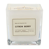 Square Scented Candle, Citron Berry, 17 oz