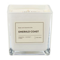 Square Scented Candle, Emerald Coast, 17 oz