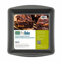 ProBake Nonstick Square Cake Pan, 9 in