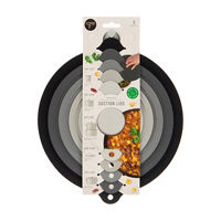 Core Silicone Suction Pot Lid Covers, 5 pc