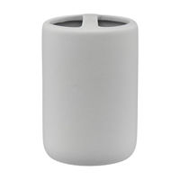 Toothbrush Holder, Matted Gray