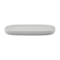 Oval Trinket Tray, Matted Gray