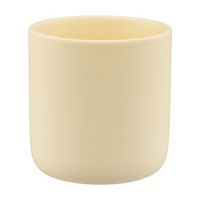 Lidded Container, Small, Matted Cream